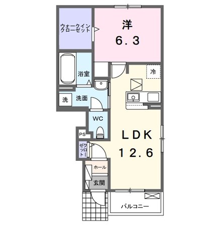 プラーンドルXVIの物件間取画像